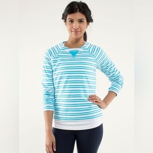 Lululemon Athletica Voyage Striped Long Sleeve